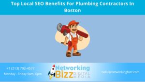 Top Local SEO Benefits For Plumbing Contractors In Boston